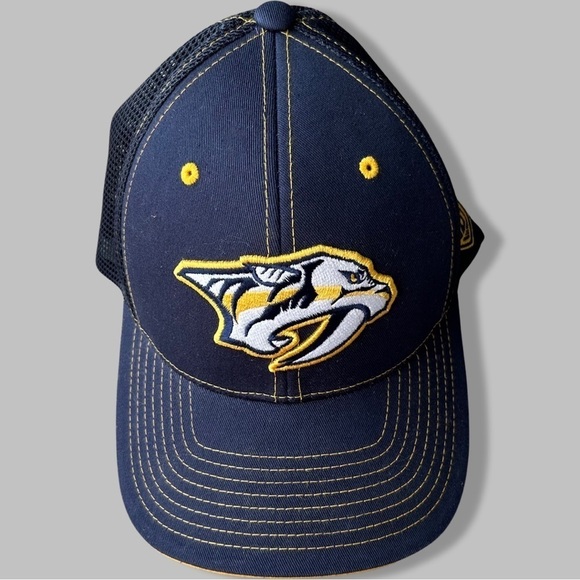 Nashville Predators Fanatics Old Time Hockey Flexfit One Size Cap  Hat - Picture 1 of 13